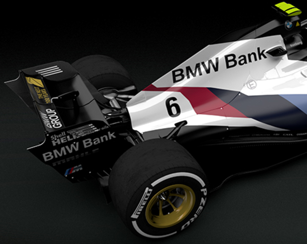 宝马F1 2018概念车系列  BMW F1 2018 Concept CAD Livery