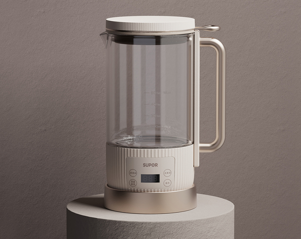 这款极简电热水壶的设计灵感来自标志性的罗马建筑