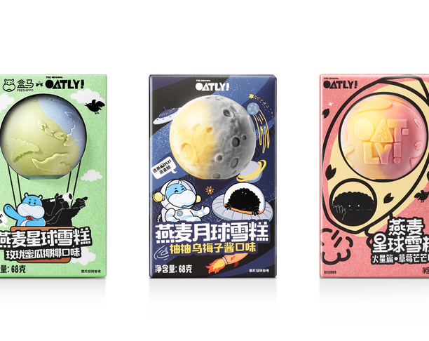 【2024年 iF设计奖】Oat Star Ice-cream Series Package