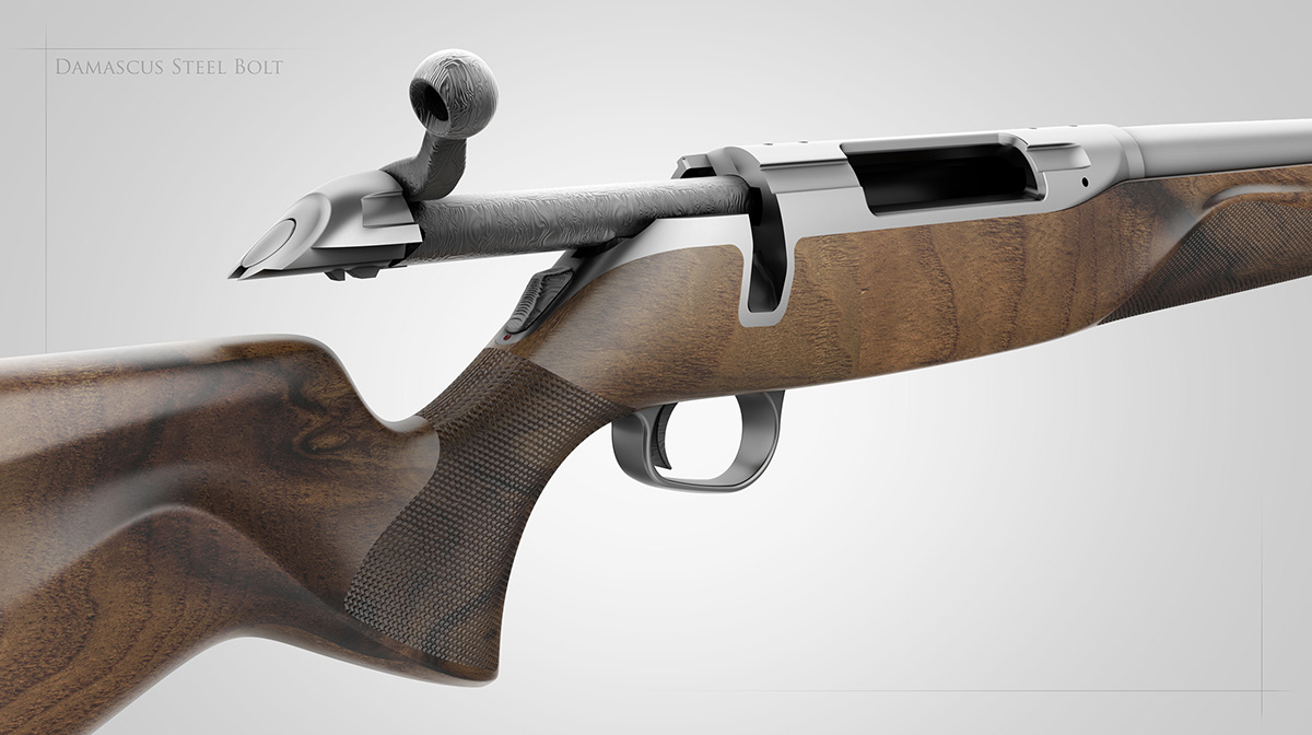 hunting rifle 高端步枪——将现代优雅线条与经典外观相结合