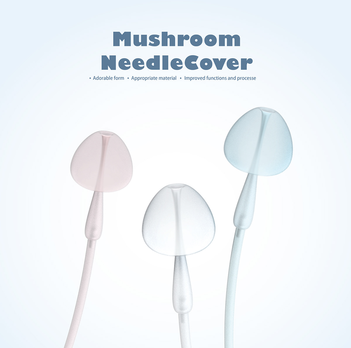 【2019 if奖】mushroom needlecover 隐形针头,让孩子