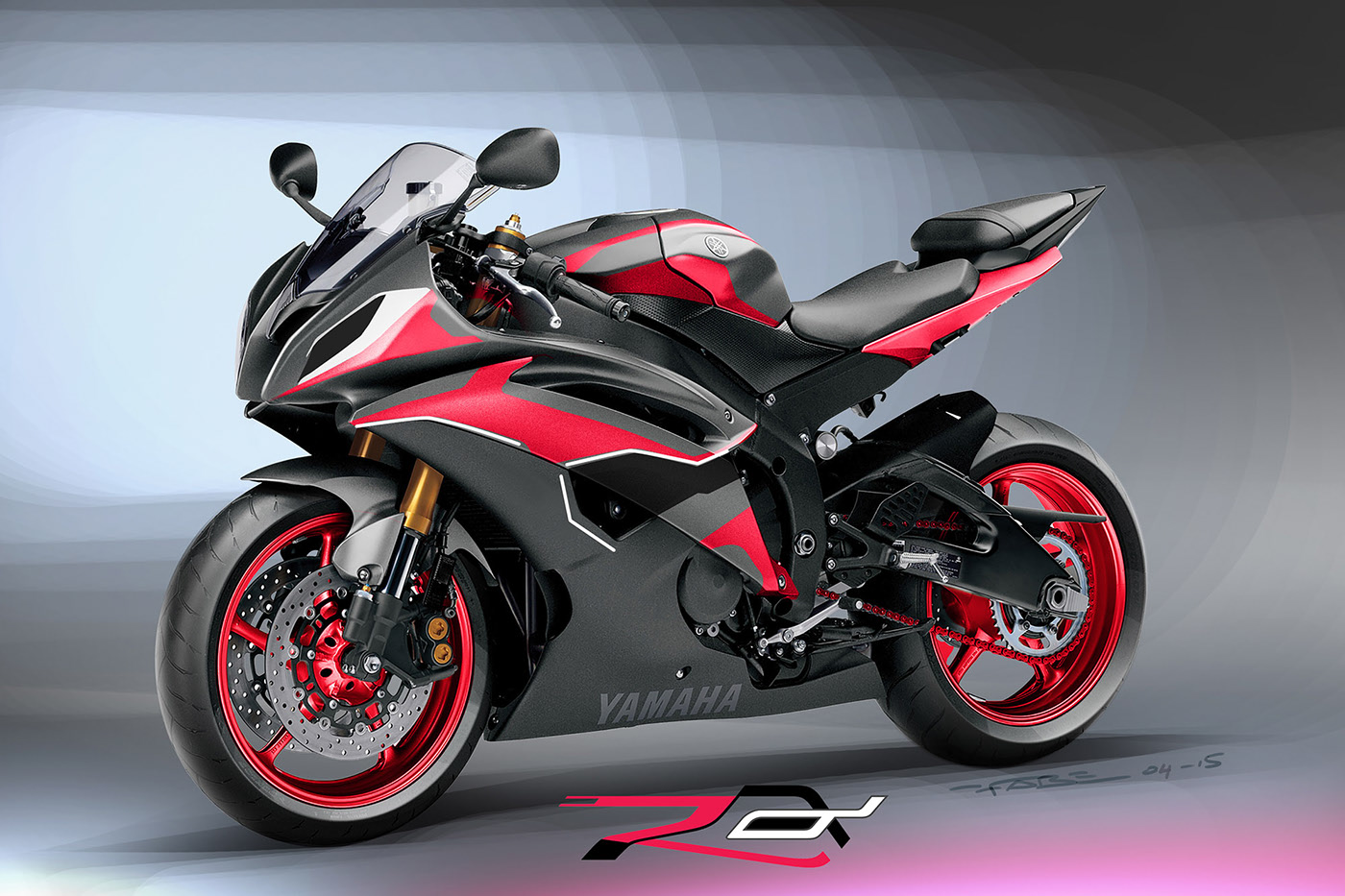 yamaha r6 paolo 炫酷摩托车设计