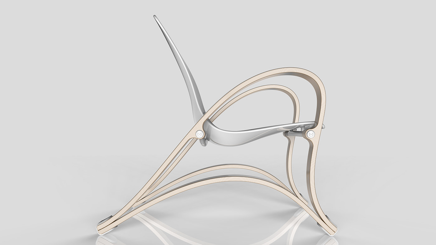 wave chair——优雅的线条,温柔的曲线,这就是波浪椅