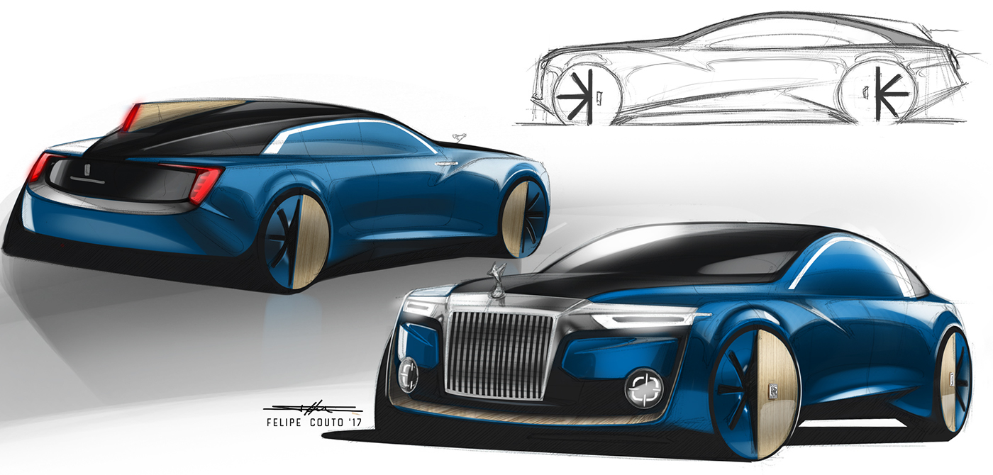 sketchin" 247 作为汽车设计师,每日手绘练习是必不可