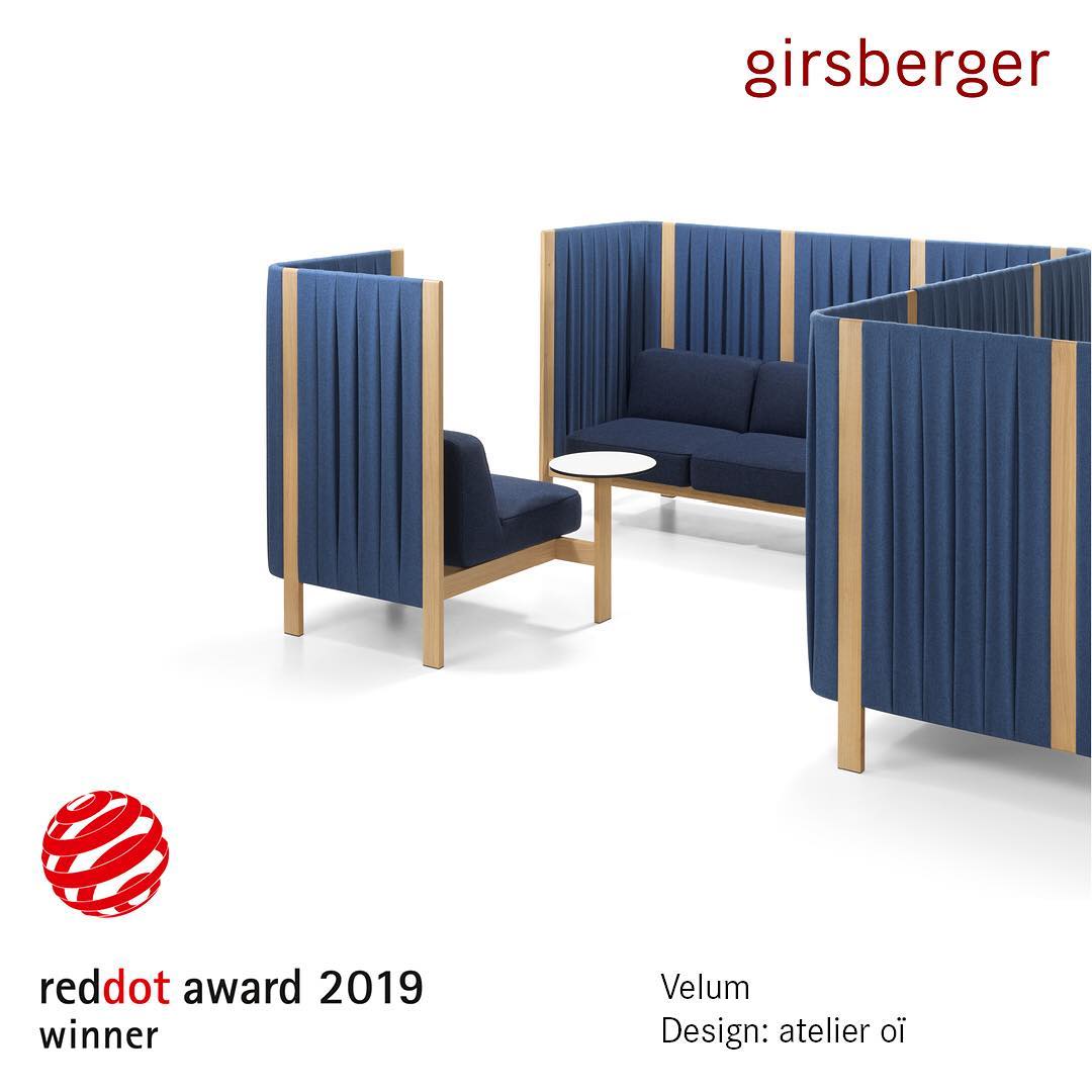 reddot,模块化家具,velum,2019红点产品设计大奖