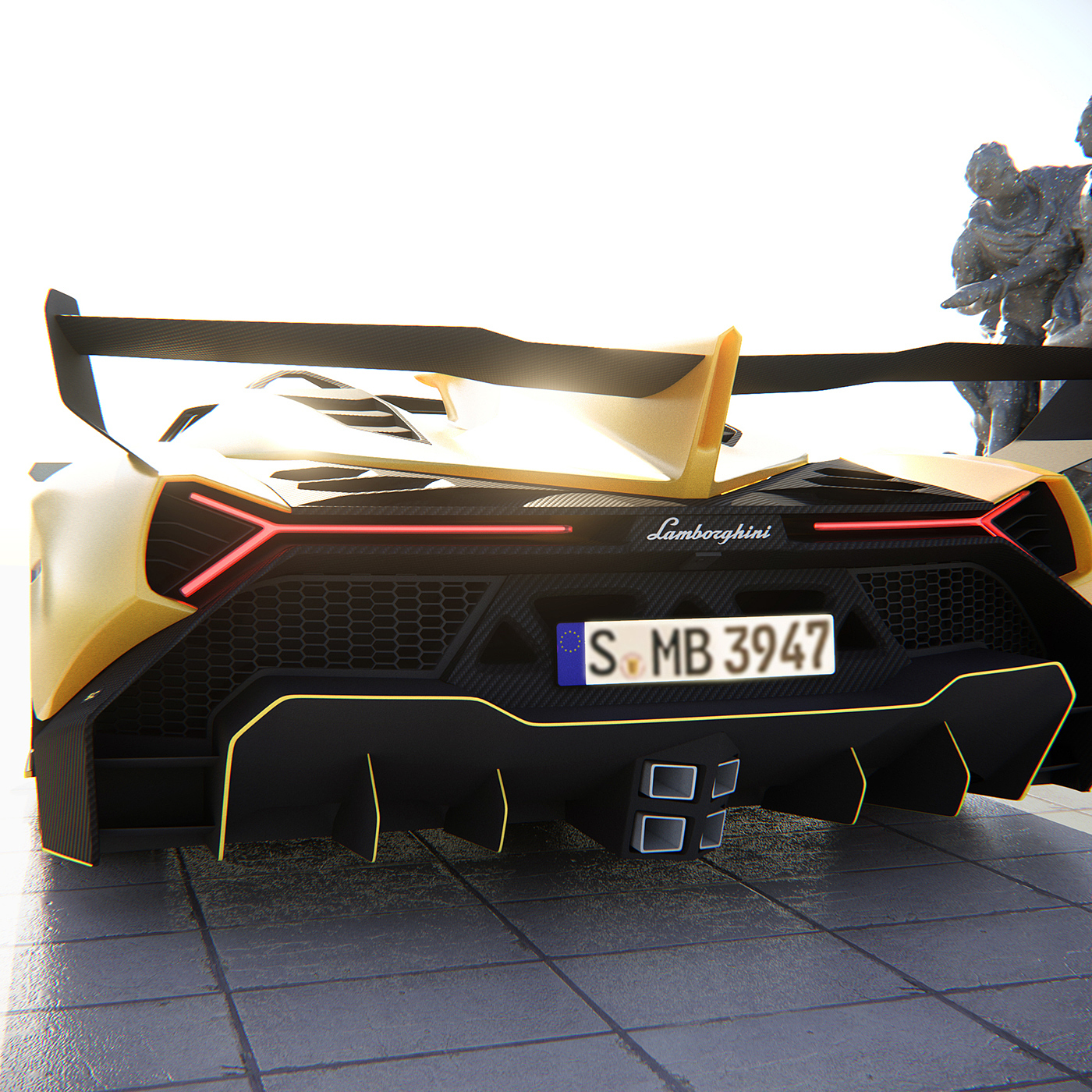 Lamborghini Veneno Hyper Yellow