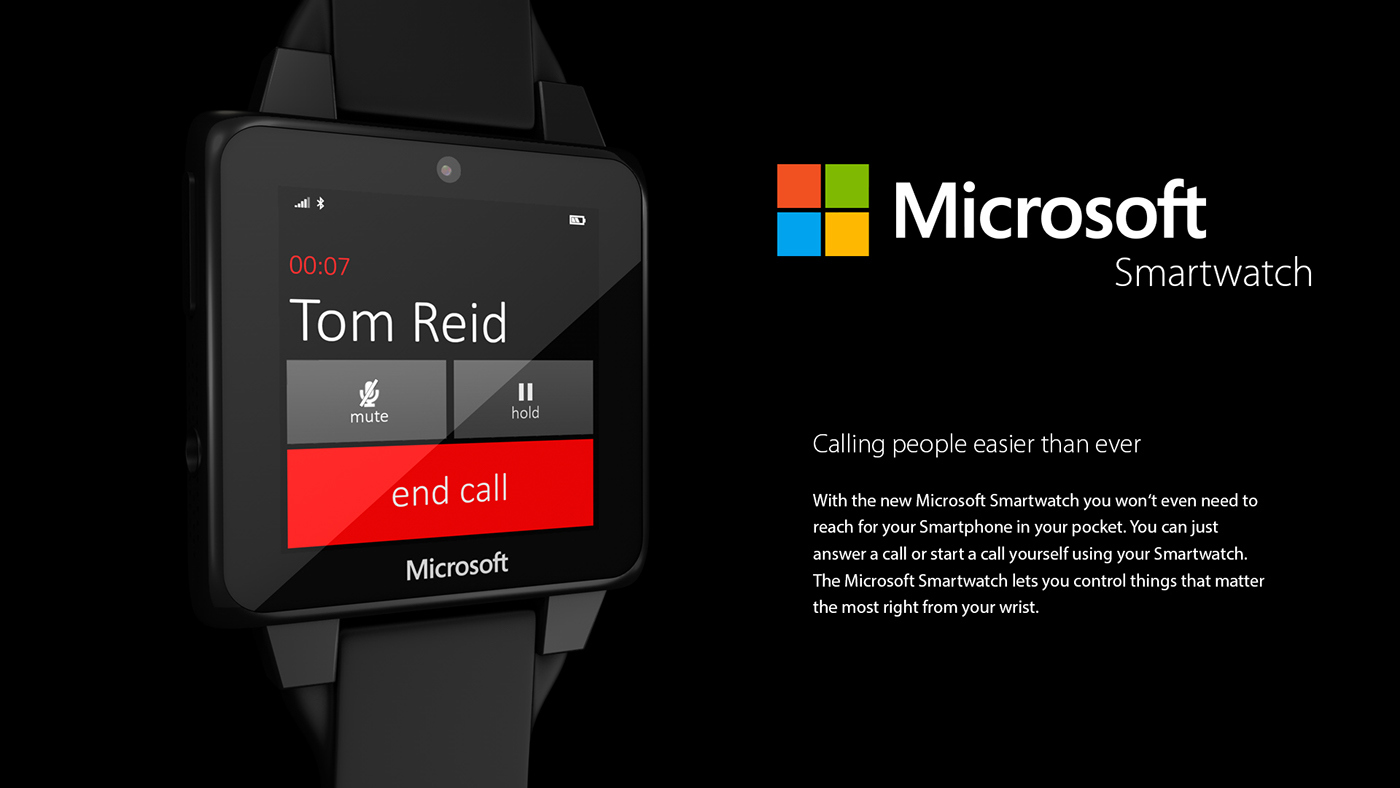 微软的smartwatch概念