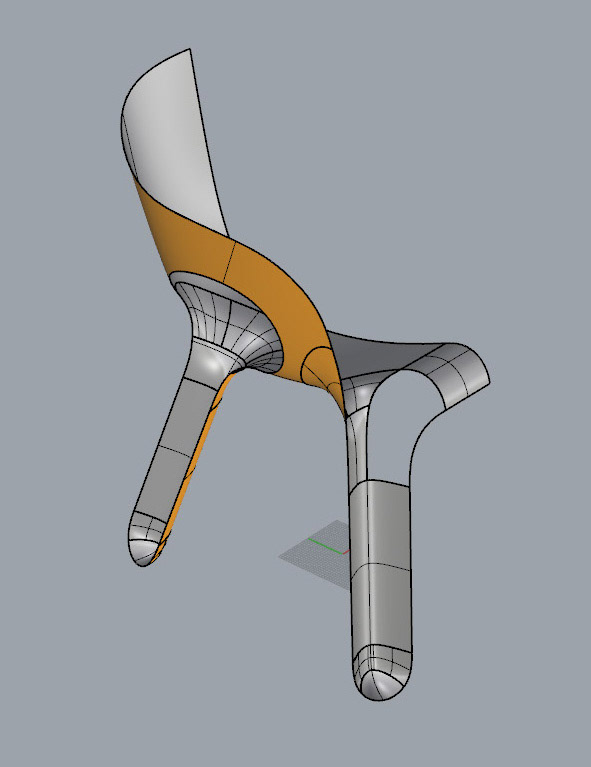 easy chair犀牛建模练习,看看大神怎么做