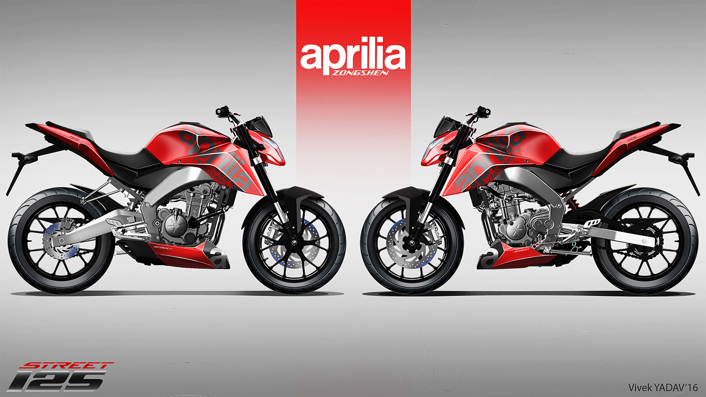 aprilia gpr street naked 街头摩托车设计欣赏