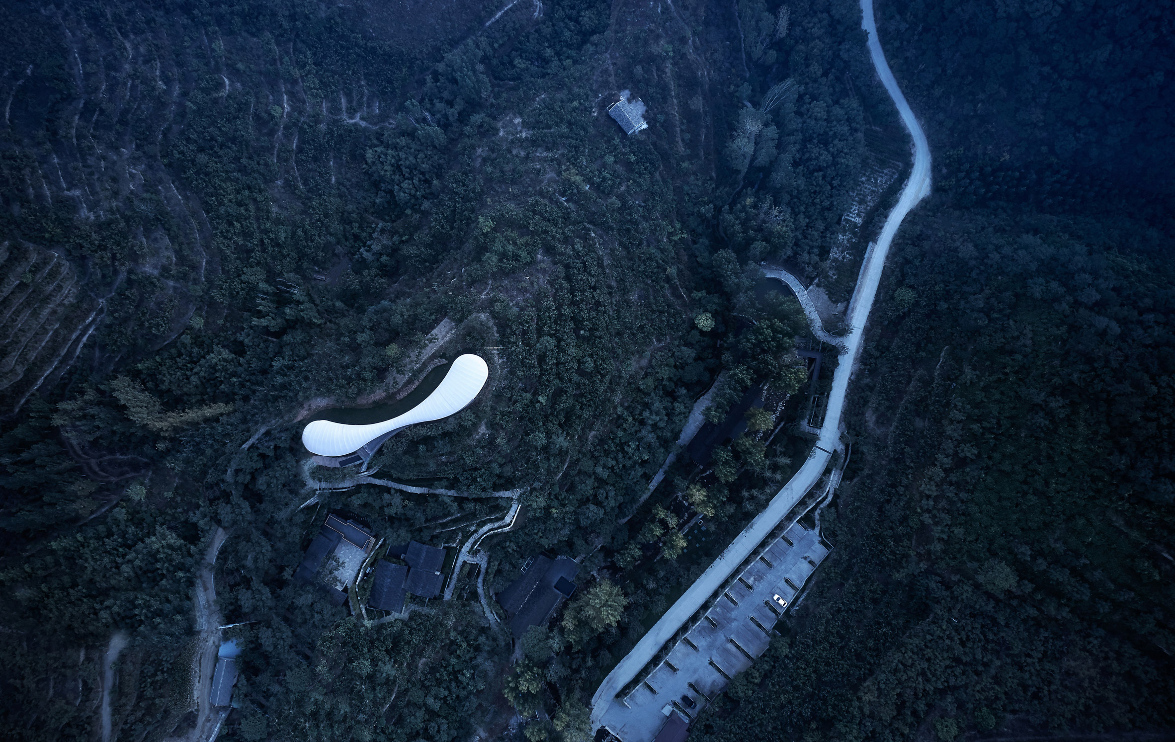 游客中心,建筑,白色,建筑设计