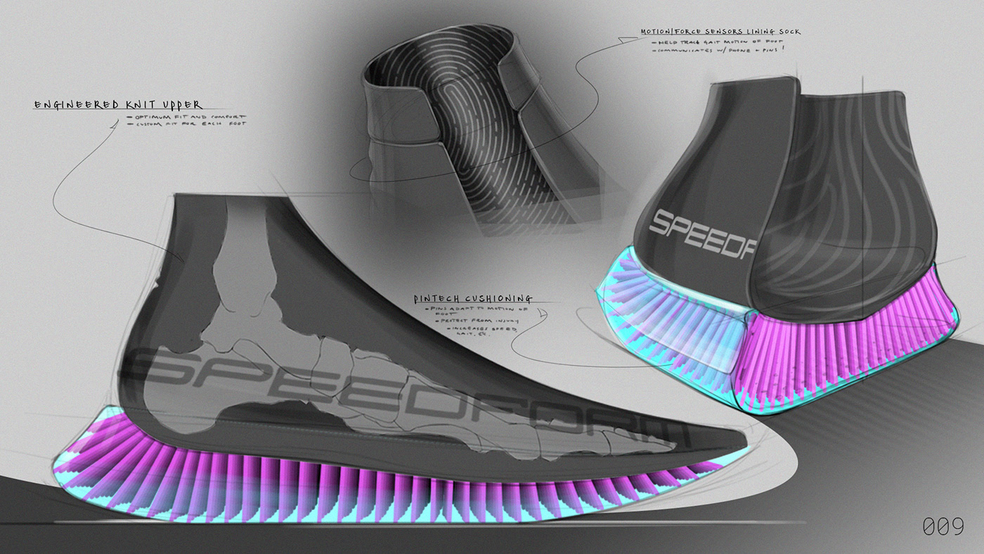uafuturerun2050极具未来感的鞋子设计快来看看吧