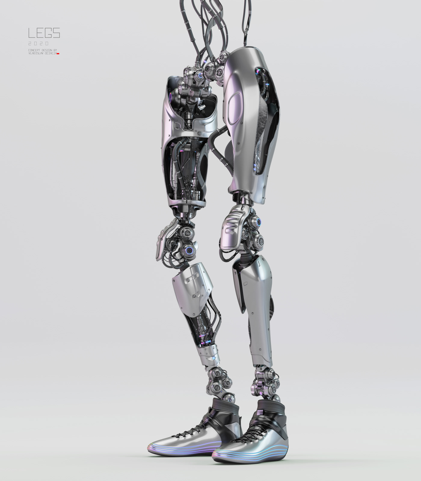 robot skater legs——机器人的腿部骨骼,具有不一样