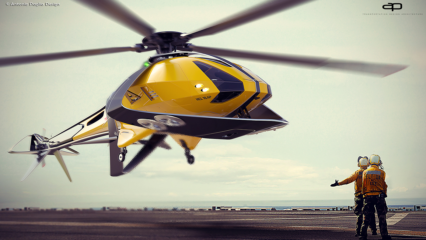 特斯拉h电动直升机概念设计新的挑战
