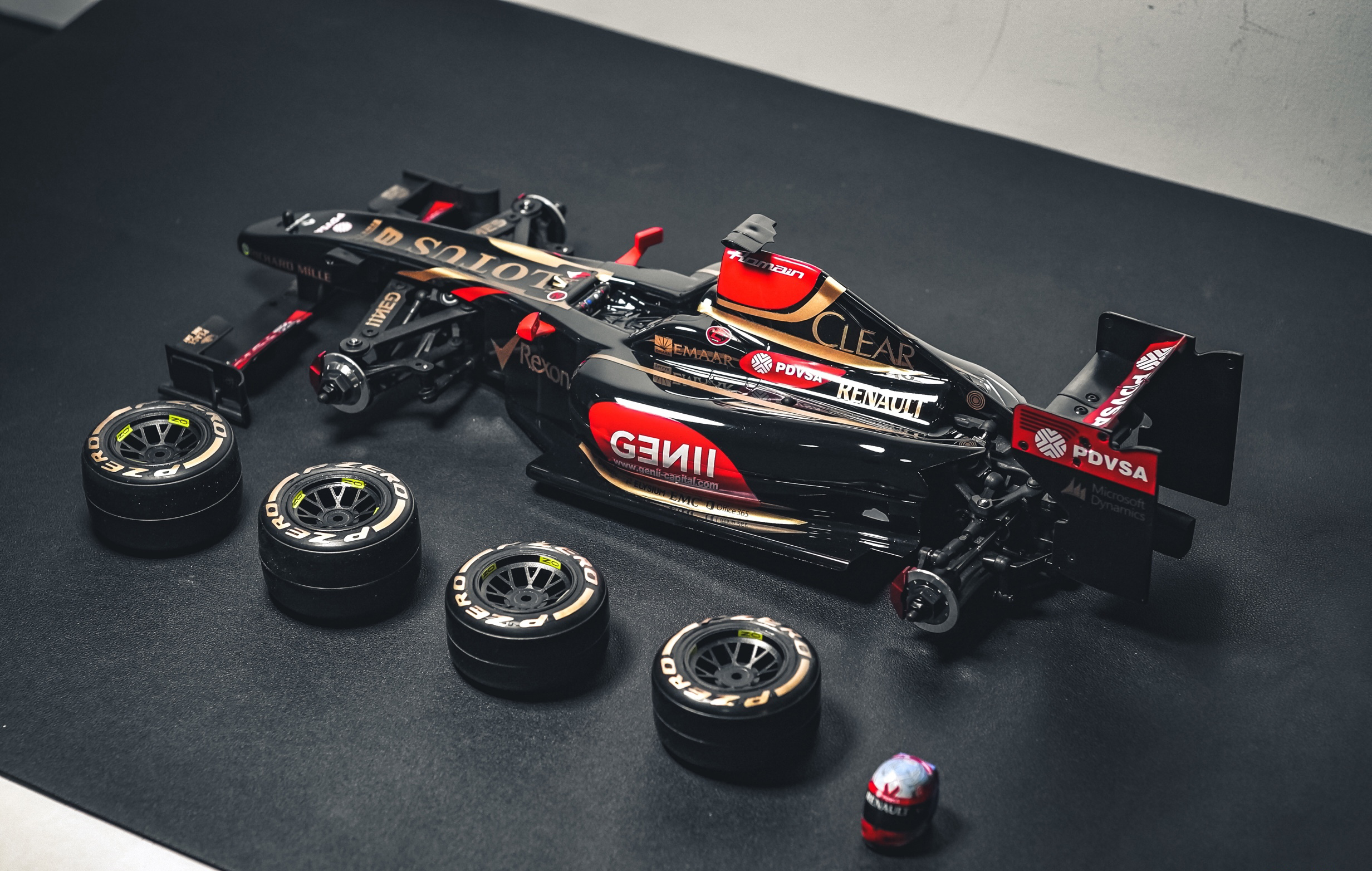 f1方程式的黑金传奇-路特斯 模型制作