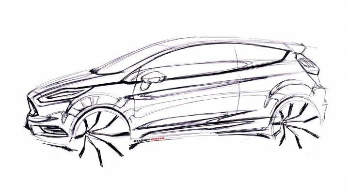 汽车设计手绘草图