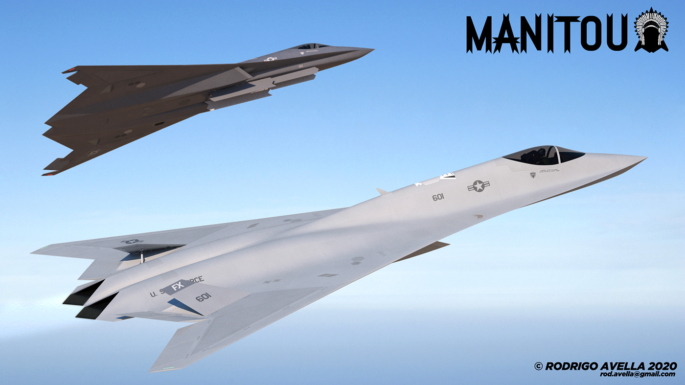 manitou-第六代战斗机概念 本作品转载于原创设计师 :  rodrigo