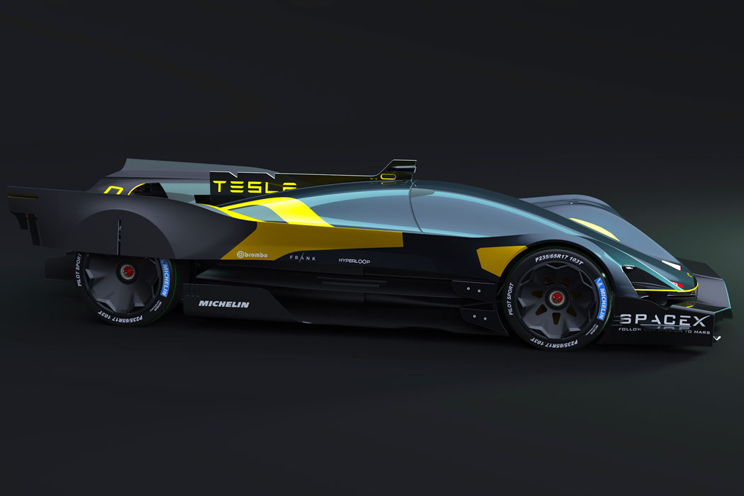 特斯拉lmpe 2030超级跑车为赛车迷们提供了不断电的