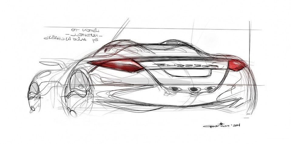 【手绘】澳大利亚汽车设计师pedroguarinon手绘原稿
