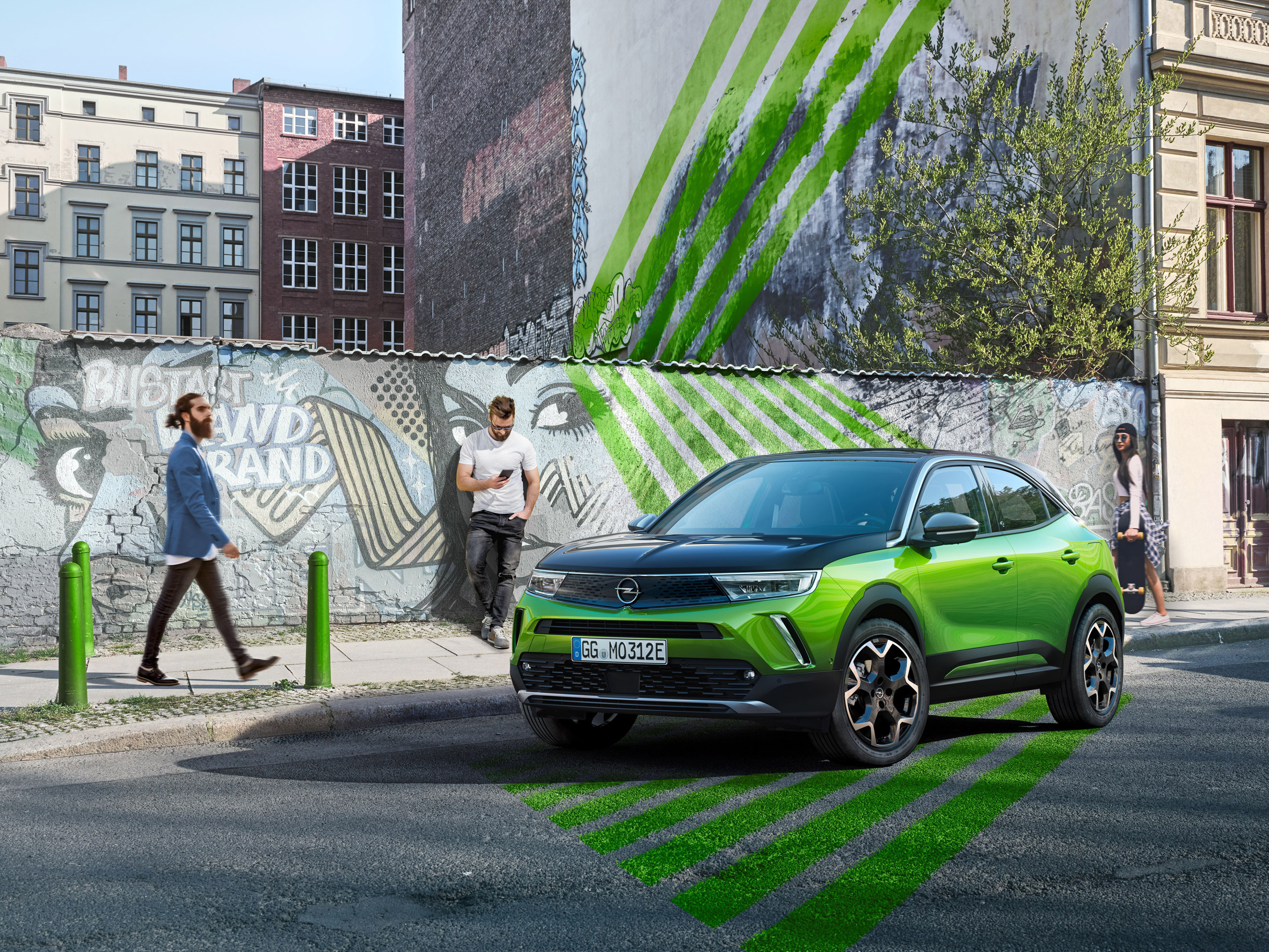 新一代电动汽车中的第一款——opel制造的 mokka-e