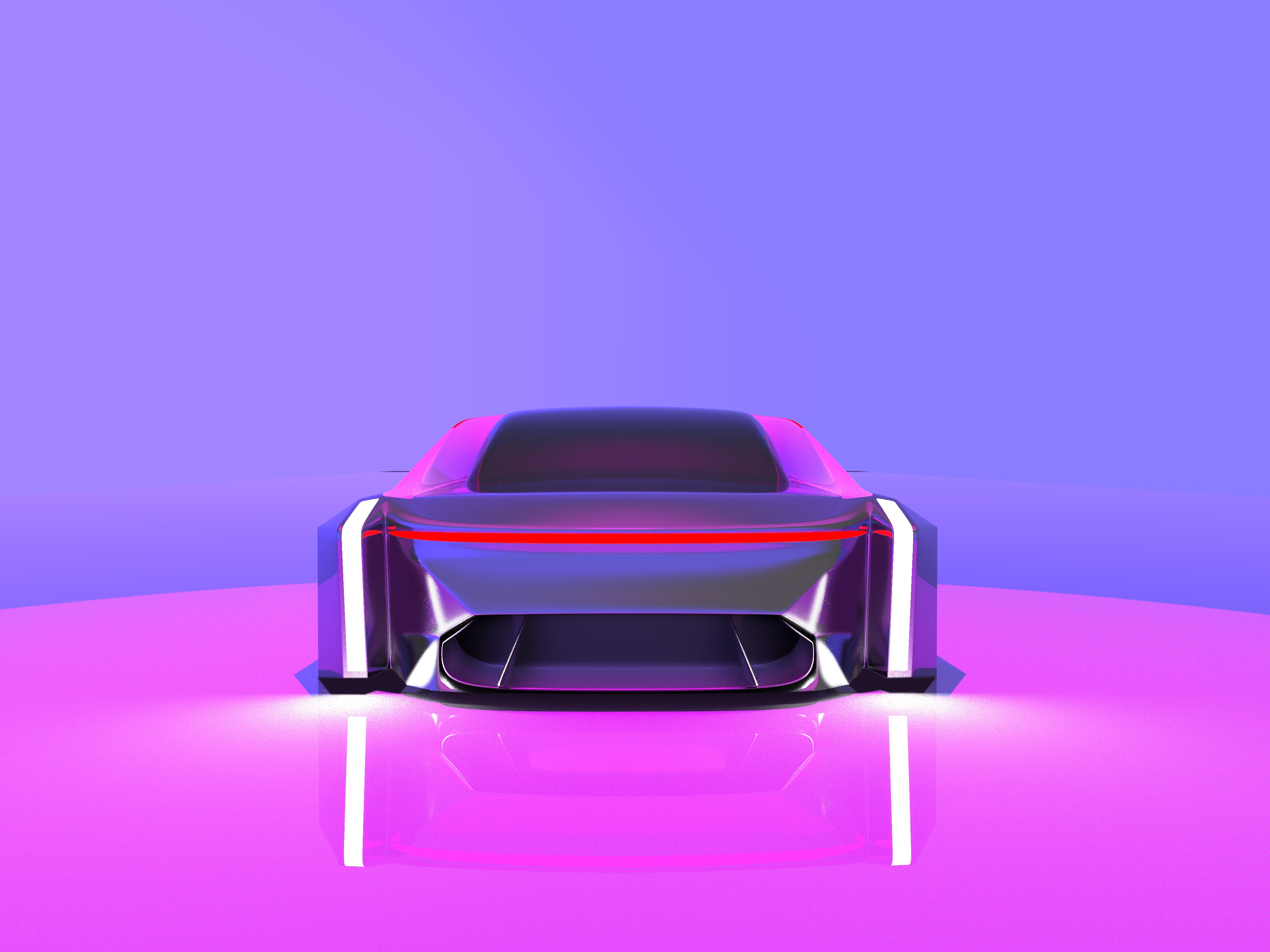 monsterx赛博朋克风格未来汽车设计