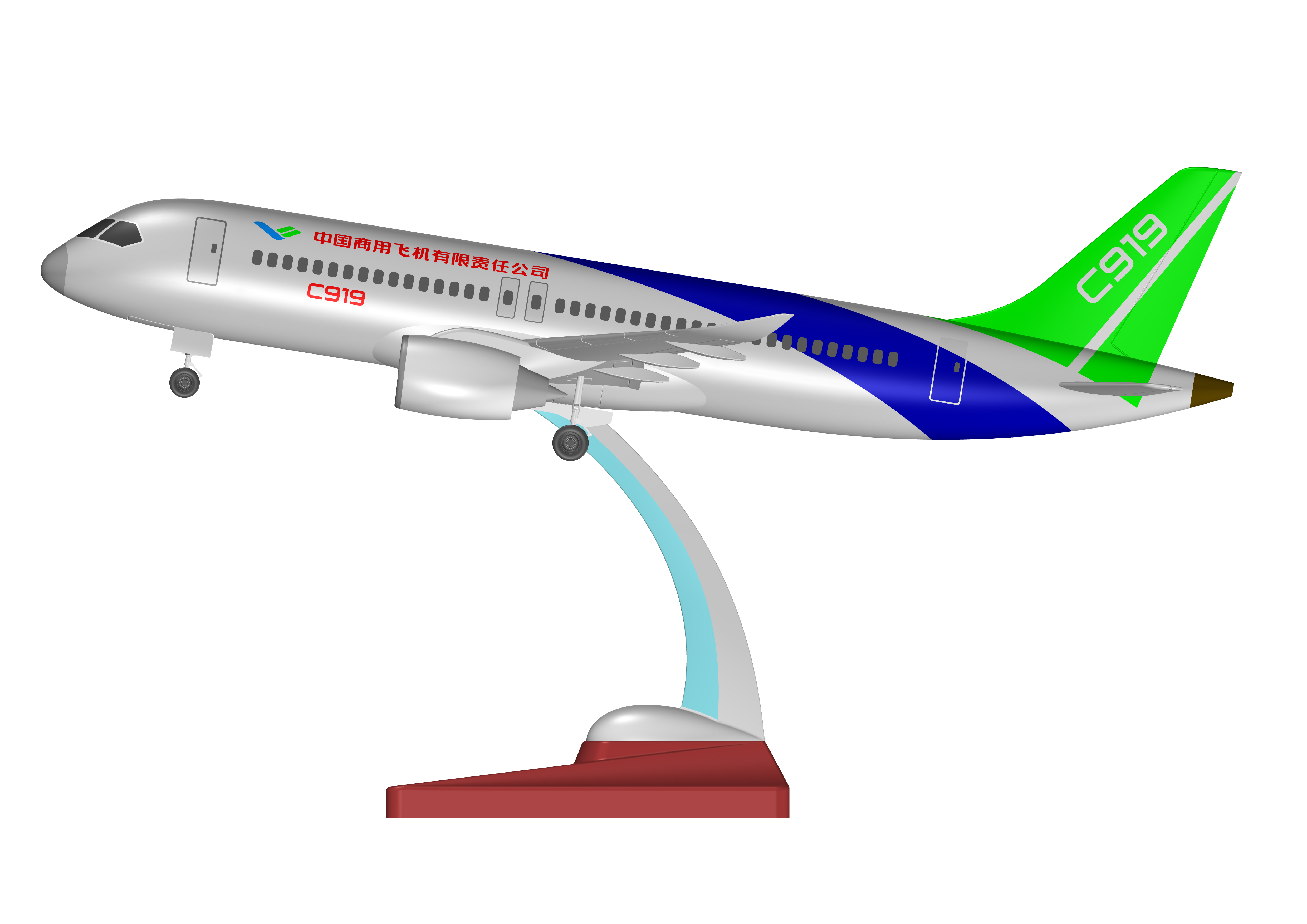 c919国产大飞机航模