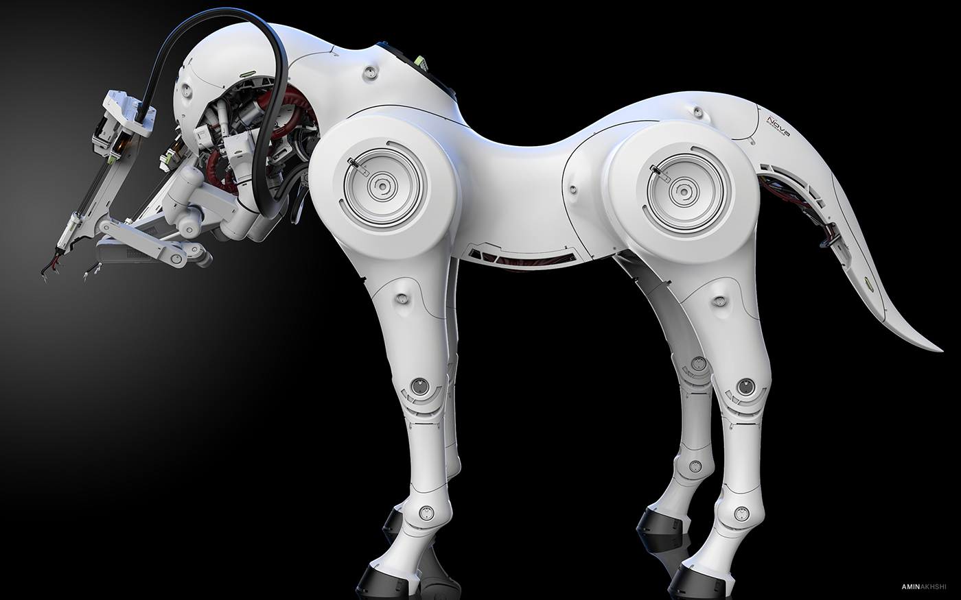sn3nova概念机器人帮我们进入危险范围去工作