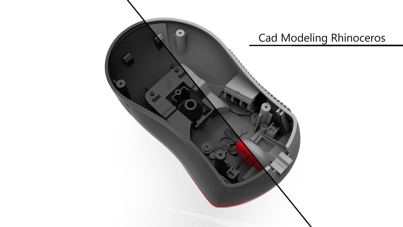 鼠标cad犀牛建模设计