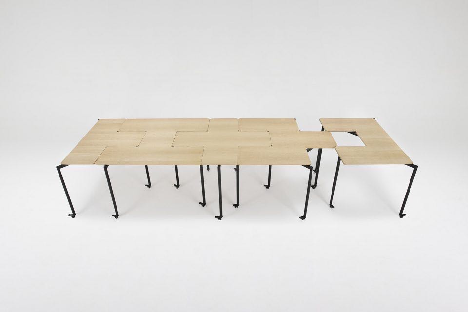 当零散的桌子变得可拼接:凹凸桌创意