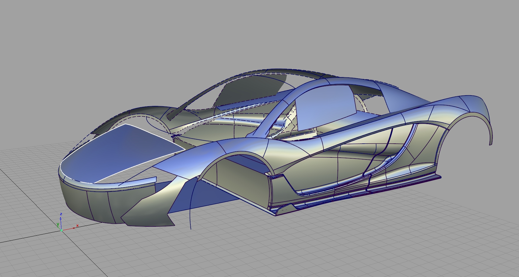 第9期top榜铜奖mclarenp1建模alias全过程