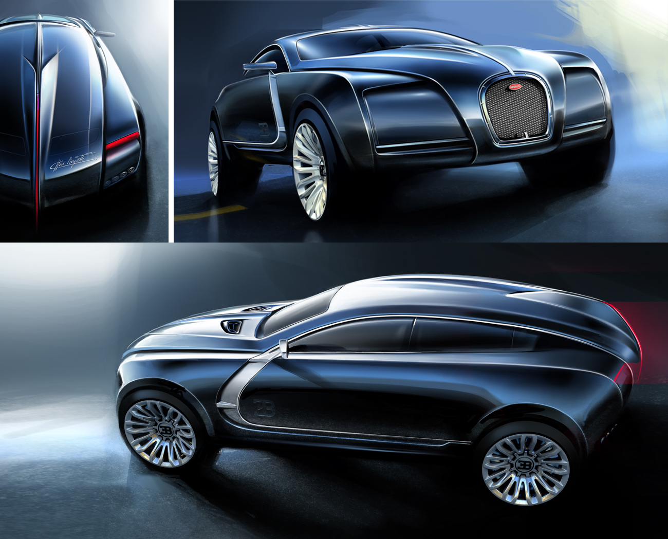bugatti 布加迪suv,霸气侧漏!