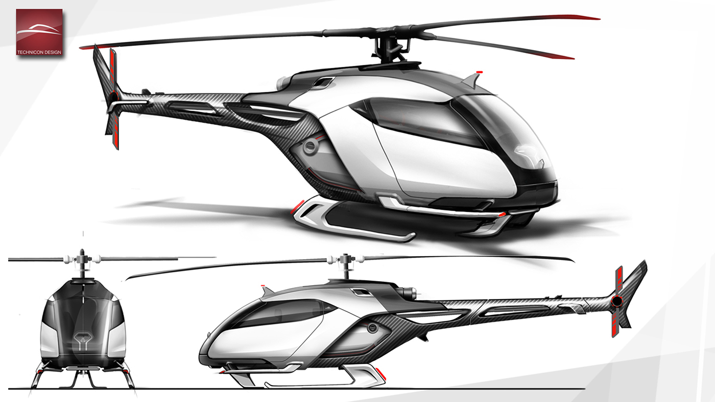 城市直升机概念设计——看到这么便捷炫酷的直升机后