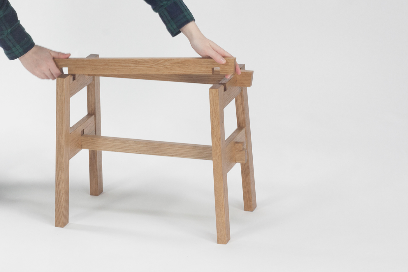 日本榫卯结构的 kumiki furniture collection 木质桌凳(藏品)