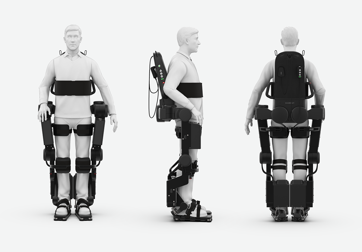 法国wandercraft公司最新机器人套装瘫痪人走路不是梦