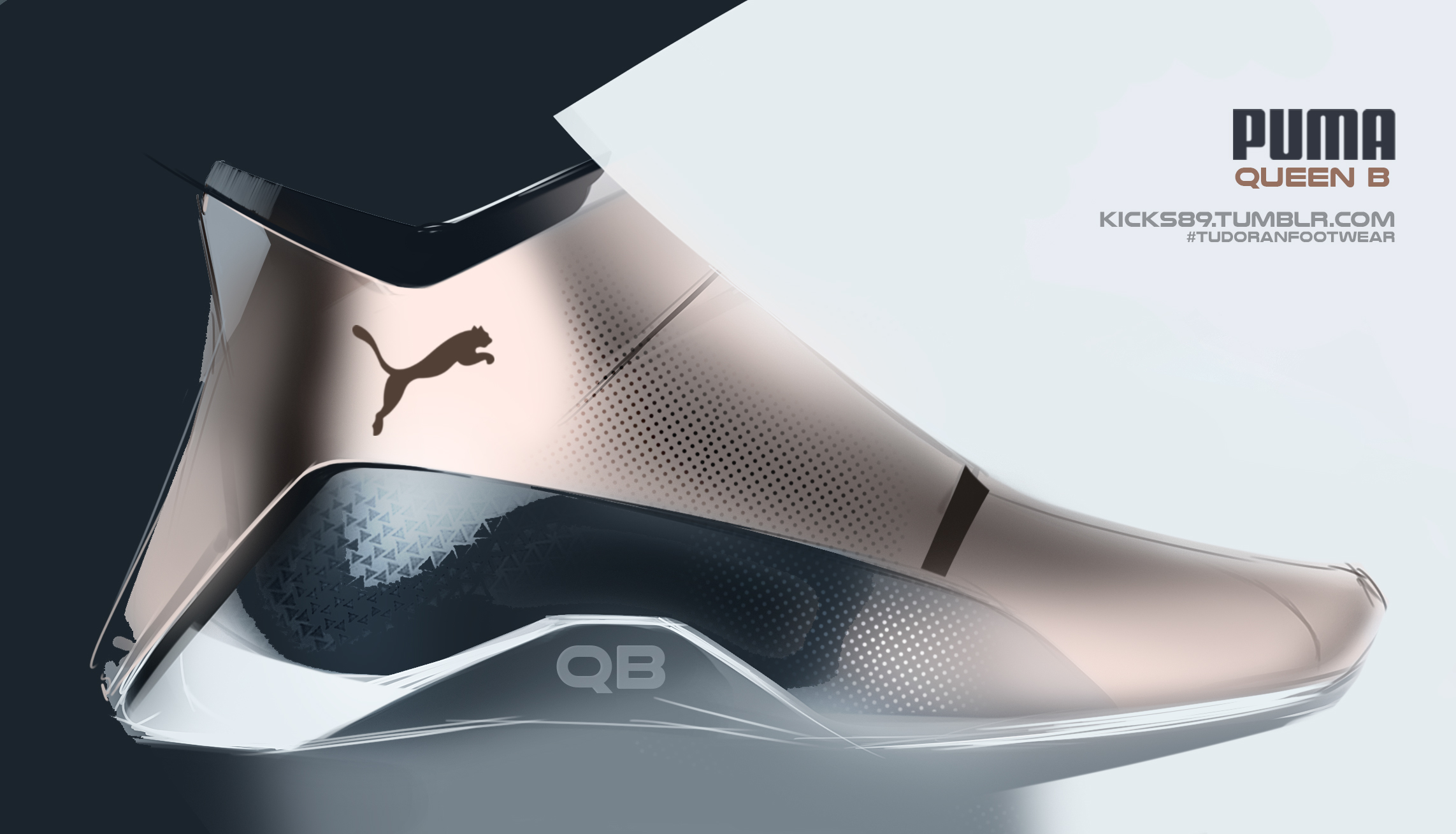 under armour/耐克/阿迪达斯/puma跑鞋效果图手稿欣赏