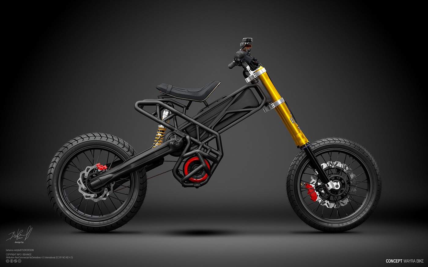 wayra 电动摩托车概念 本作品转载于原创设计师 :  pablo baranoff