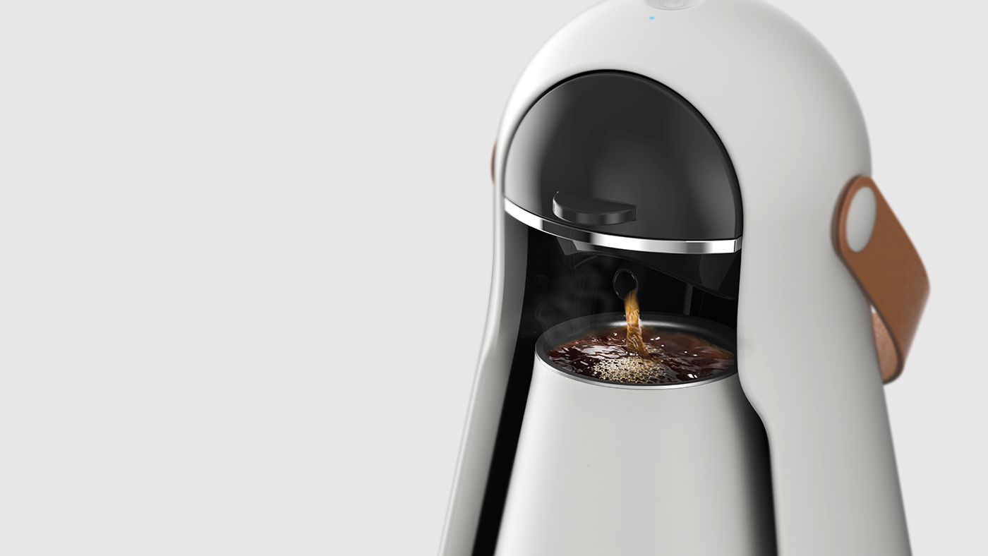 产品设计,便携,咖啡机,