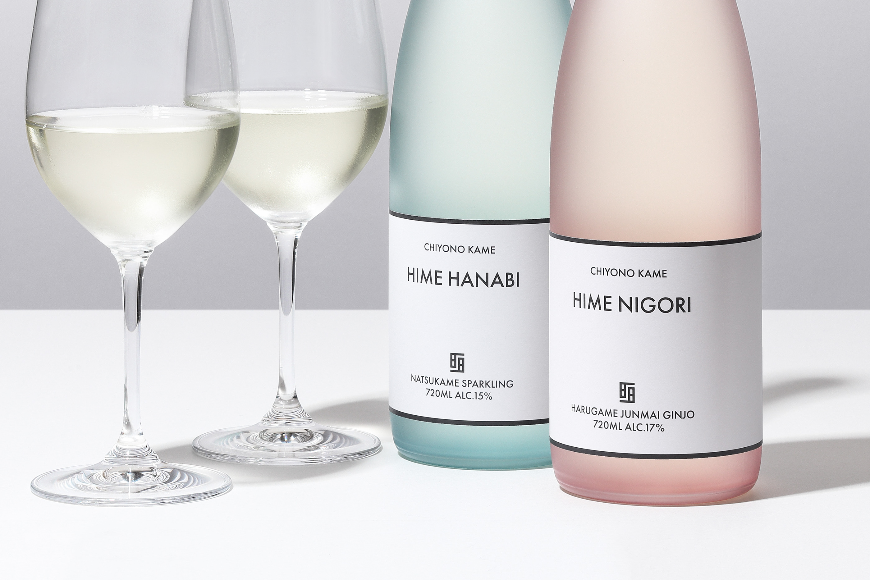 uchiko, chiyonokame清酒酒厂的季节性清酒"hime nigori"和"hime