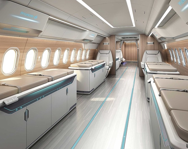 【2019 红点奖】ARJ21 Medical Jet Interior Design/ 医用飞机