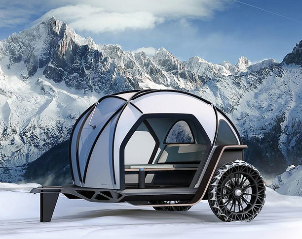 【2019 红点奖】Futurelight Camper / 未来轻型露营车
