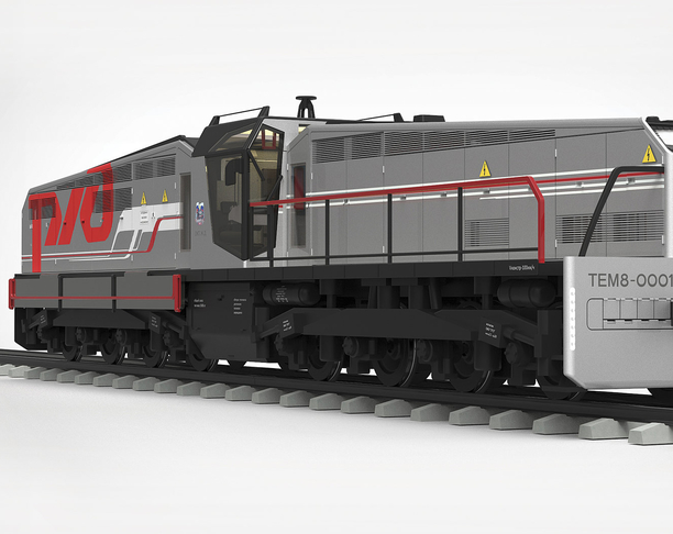 【2018 红点奖】Heavy Shunting Locomotive TEM8A / 重型调车机车