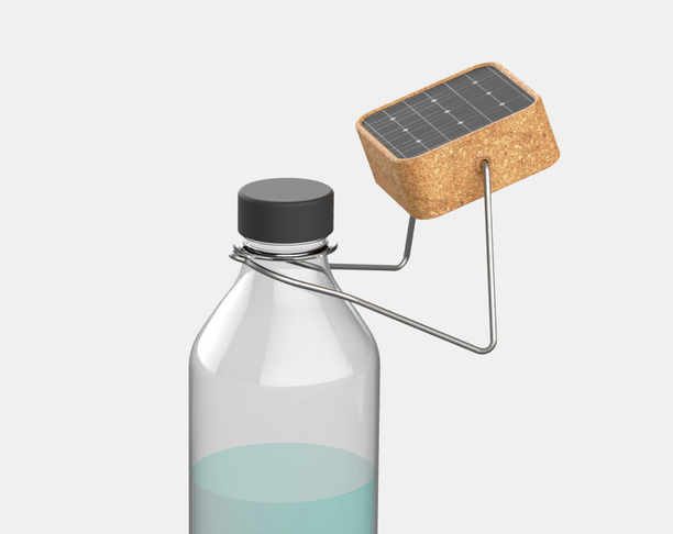 【2018 红点奖】Bottle Pedestal Solar Lamp / 瓶座太阳能灯