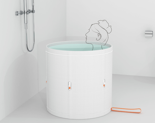 【2020 红点奖】Folding Bath Tub / 折叠浴缸