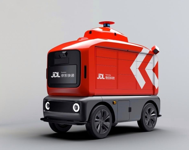 【2021 红点奖】jDL Intelligent Delivery Vehicle / 自动送货车