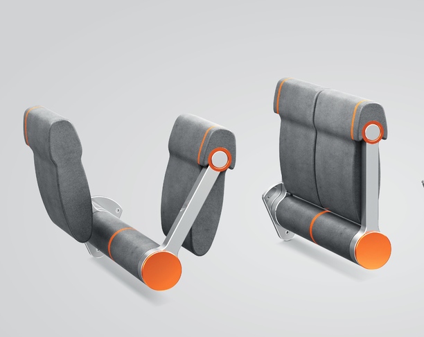 【2021 红点奖】Pendulum Seat / 模块化乘客座椅