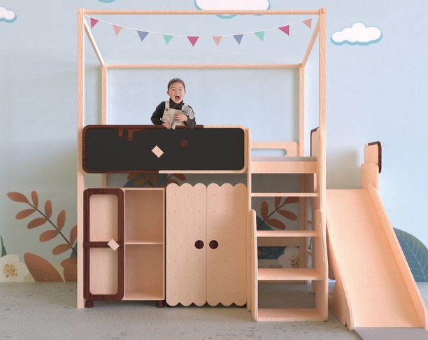 儿童运动空间组合家具设计