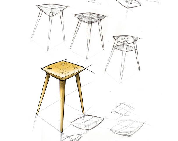 胡桃木桌子设计透露着木质材质之美