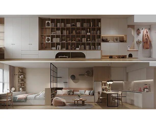 【2022年 iF设计奖】Xixi''s Apartment No. 16