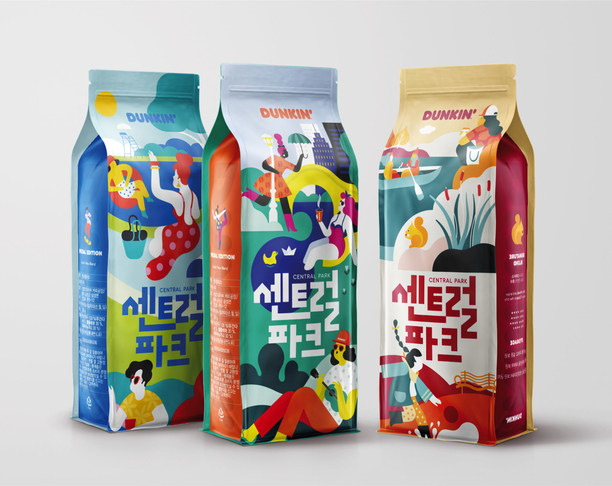 【2022年 iF设计奖】Dunkin' Korea - Central Park Coffee Blend