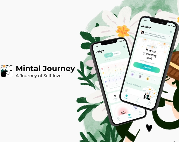 【2022年 iF设计奖】Mintal Journey: Self-Care Journal