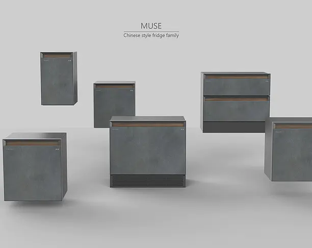 【2022年 iF设计奖】MUSE Distributed Cabinet Refrigerator